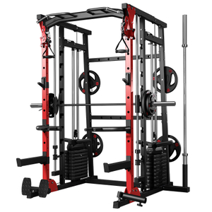 S7 400KG سميث آلة الوزن كومة الطاقة الرف المنزل الصالة الرياضية
